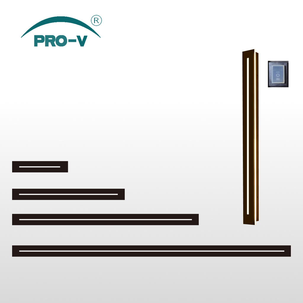 8w,16w,24w,36w/300,600,1000,1500mm Outdoor IP65 CCT  Aluminium Wall Light