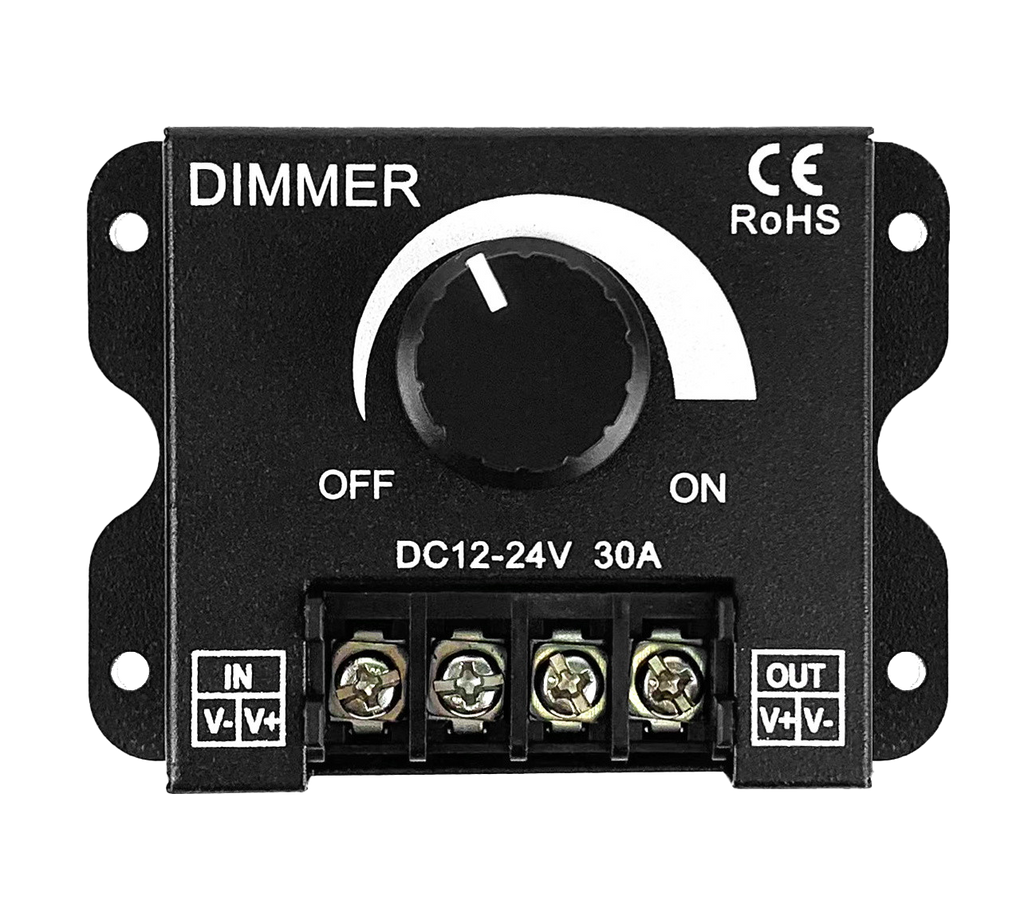 30A Single color COB SMD STRIP LIGHT Dimmer Change Brightness Mono Dimming 12V-24V LED Dimmer