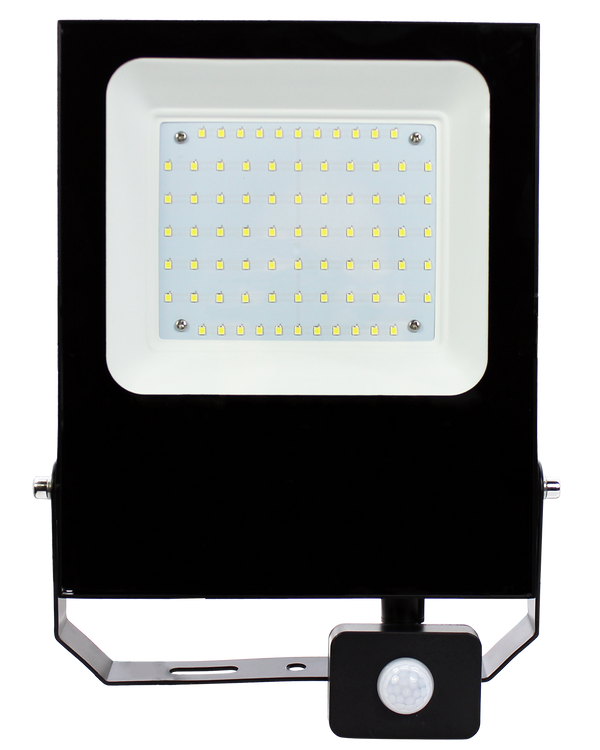 50W PIR Sensor  LED Flood Light IP65 Outdoor Security Floodlight With 1M Cable & Au Plug  (PVFL-050-SEN)