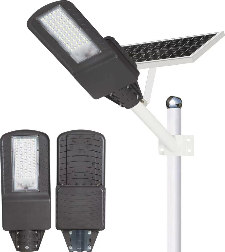 200W Powerful Led Solar Street Light Waterproof Remote Control 20000mAH Battery&30 W solar Panel