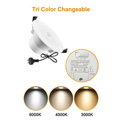 10W LED Downlight 3CCT  PIR Sensor Light (PVDL-102SEN)