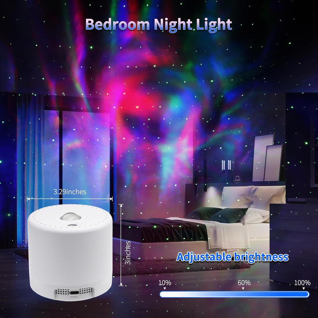 Star Night Light Projector for Bedroom Decoration, Party, Christmas Gifts Laser& LED Stage Light (PRSL-N200)