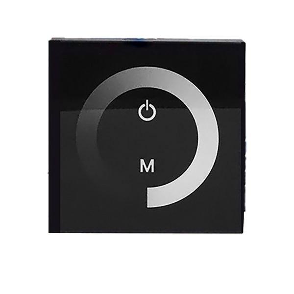 Touch Panel Dimmer Controller Wall Mounted Dimming Switch  DC12V- 24V  for Single Color LED Strip Light