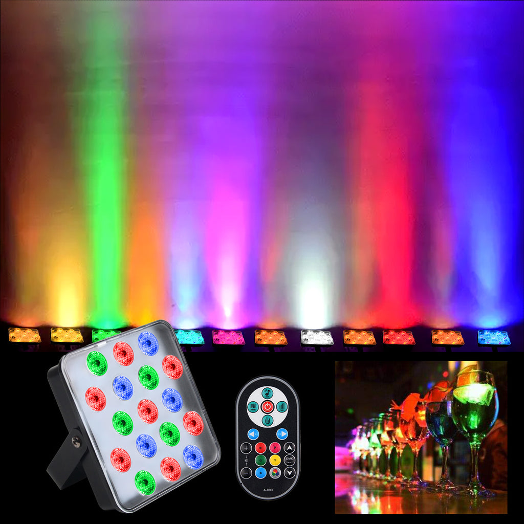 LED RGBW 17 PAR  Stage Light Wash Effect DJ Disco Show Party Wedding Light(PVPL-17P)