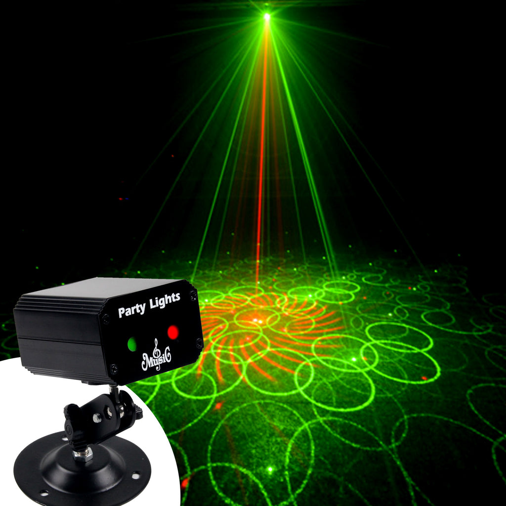 Led Four-head Full-color Laser Light Rgb Projector Party Light Dj