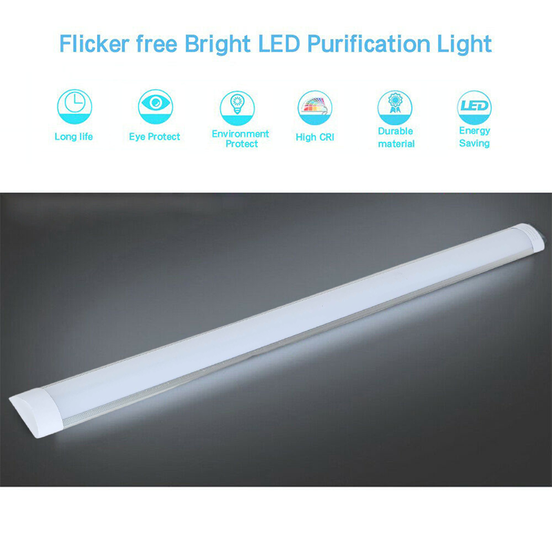 45W 1.2M LED Batten Light IP20 Tri colour Wire In PVBL A045