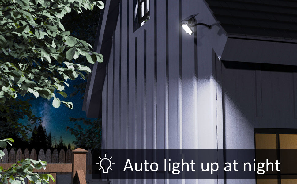 48-LED  Motion Sensor Solar Wall Light-Cool white ((PVSL-B048CW-SEN)