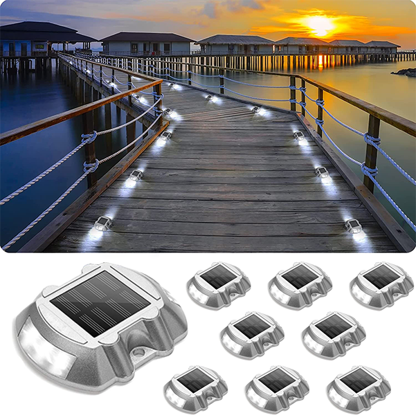 8-Pack LED Solar Driveway Marker Dock Deck Lights Cool white（PVDS-012C –  Pro-Vision.tech