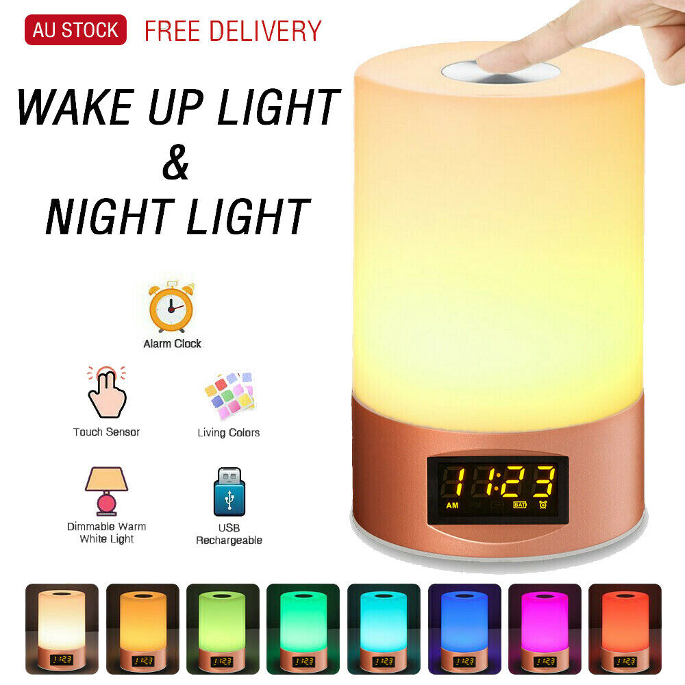 Changeable Wake-up LED Light   Night Lamp