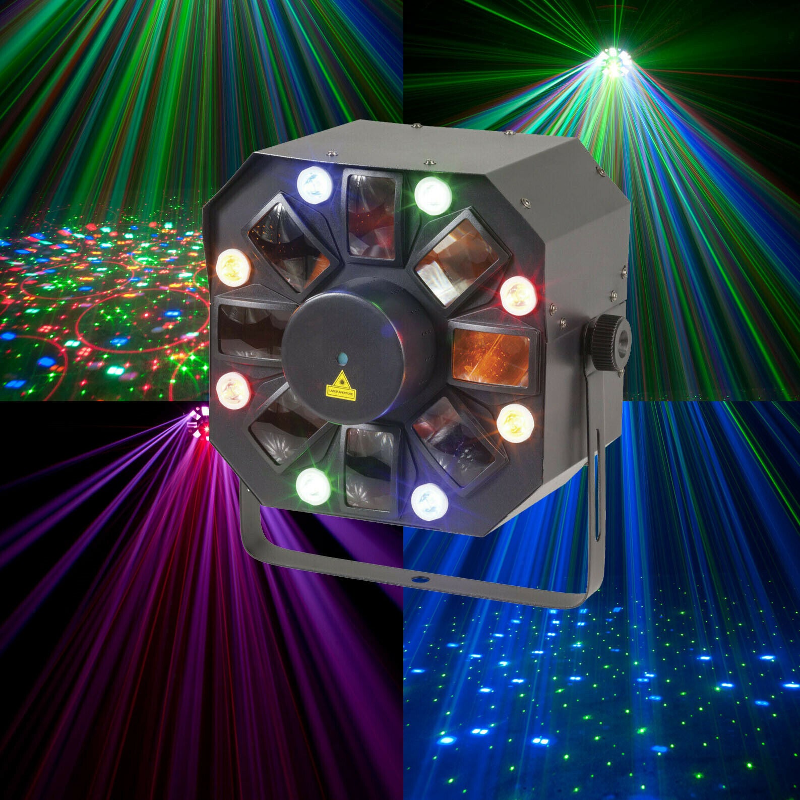 LED & Laser 3 in 1 Stage Light Party KTV DJ Disco Light(PVPL-18C) – Pro ...